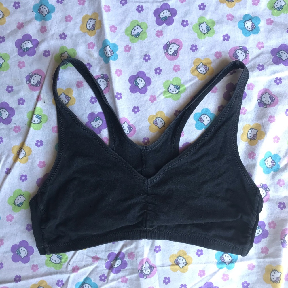 black bra